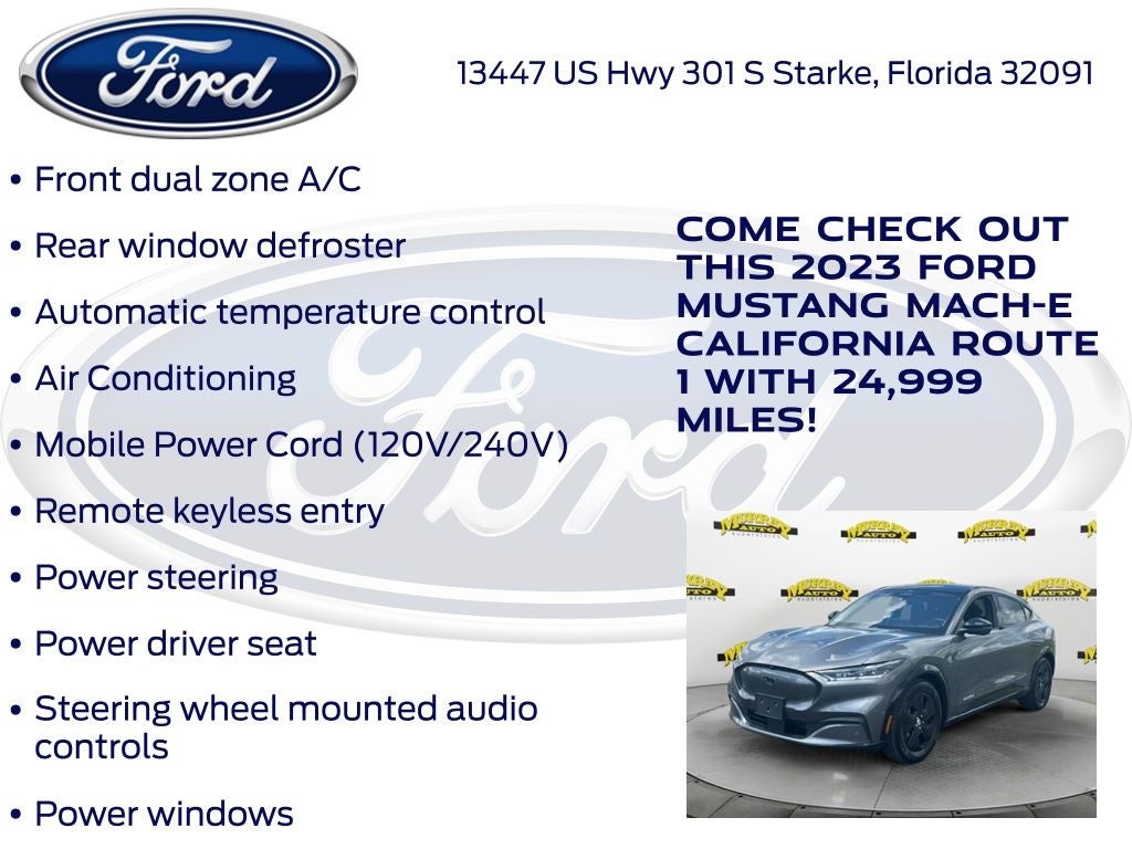 2023 Ford Mustang Mach-E California Route 1