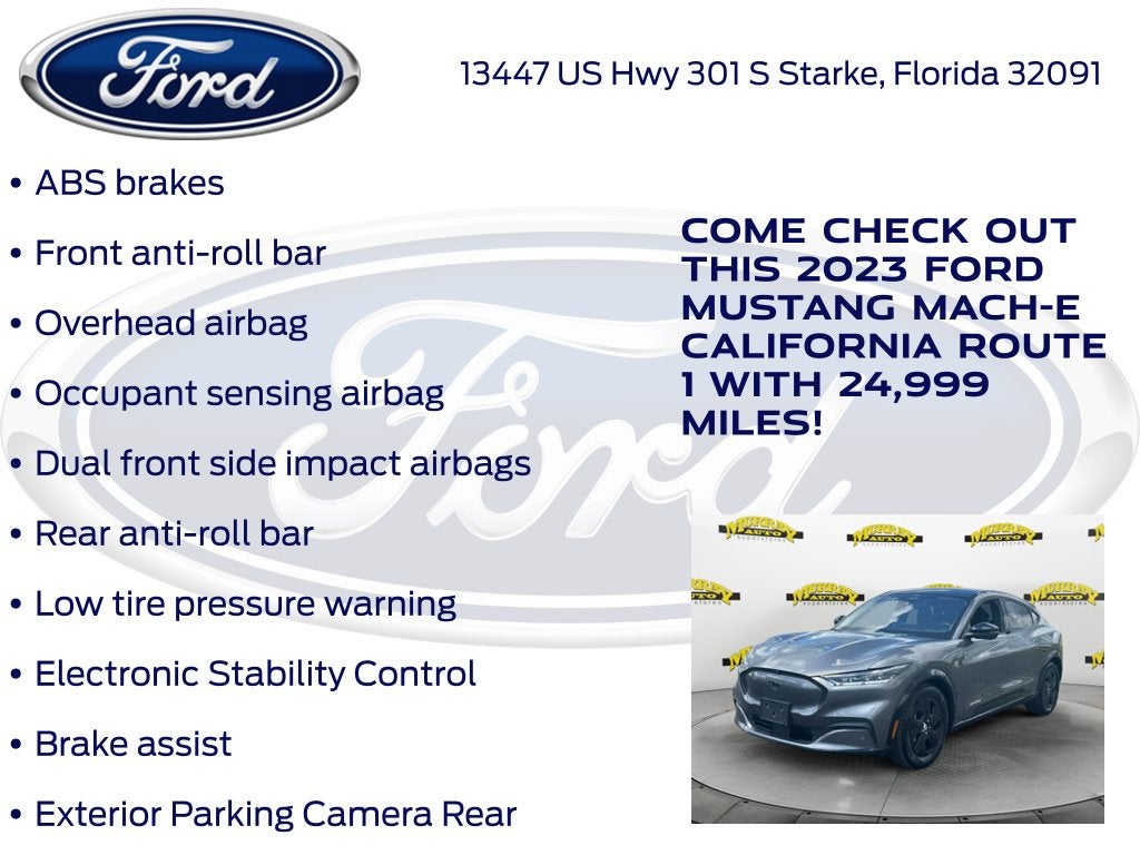 2023 Ford Mustang Mach-E California Route 1