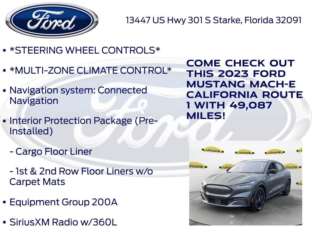 2023 Ford Mustang Mach-E California Route 1