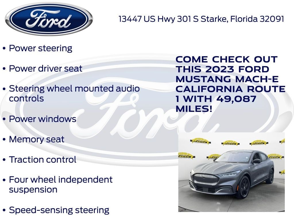 2023 Ford Mustang Mach-E California Route 1