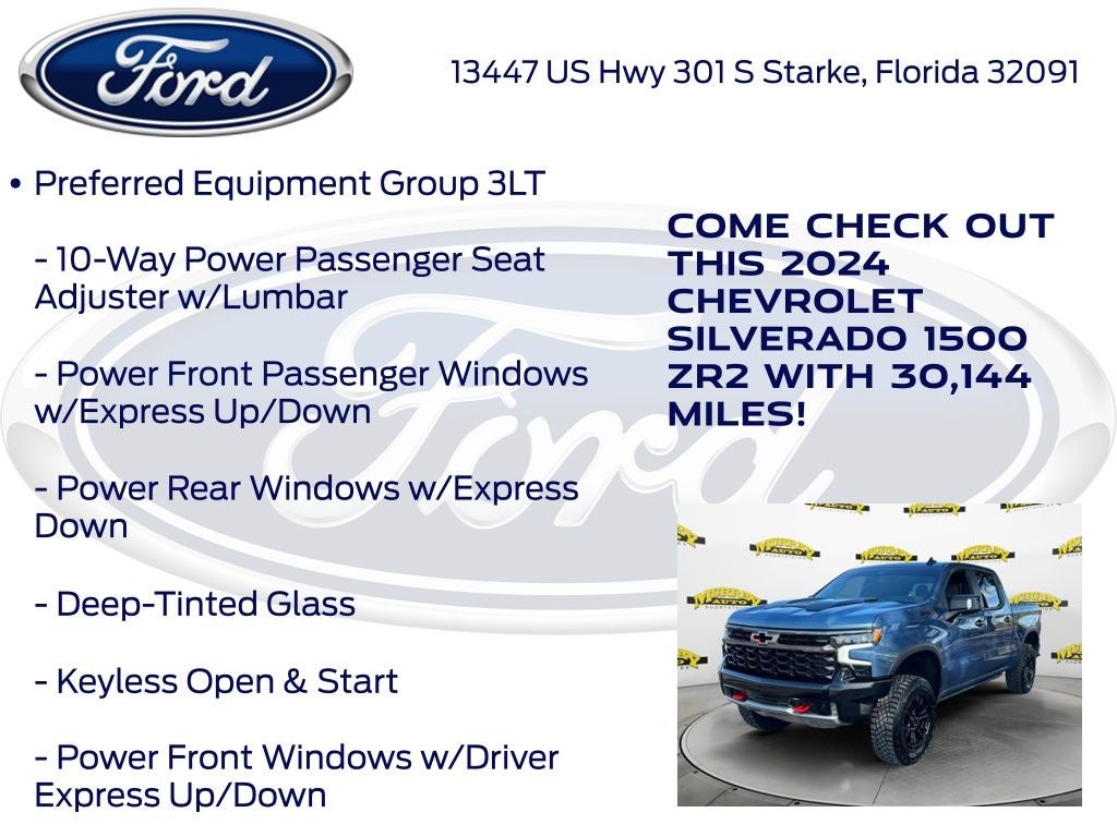 2024 Chevrolet Silverado 1500 ZR2