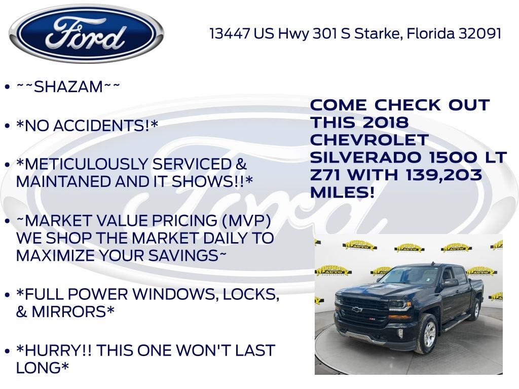 2018 Chevrolet Silverado 1500 LT LT2