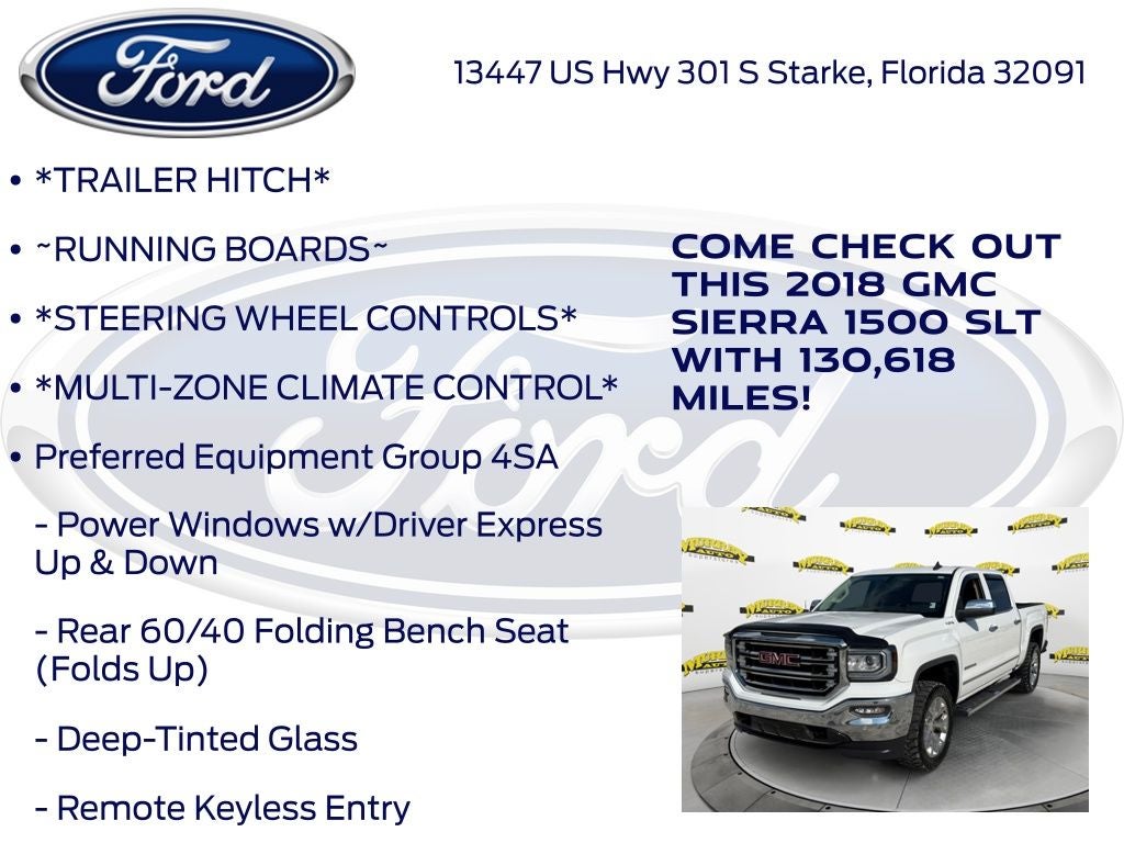 2018 GMC Sierra 1500 SLT