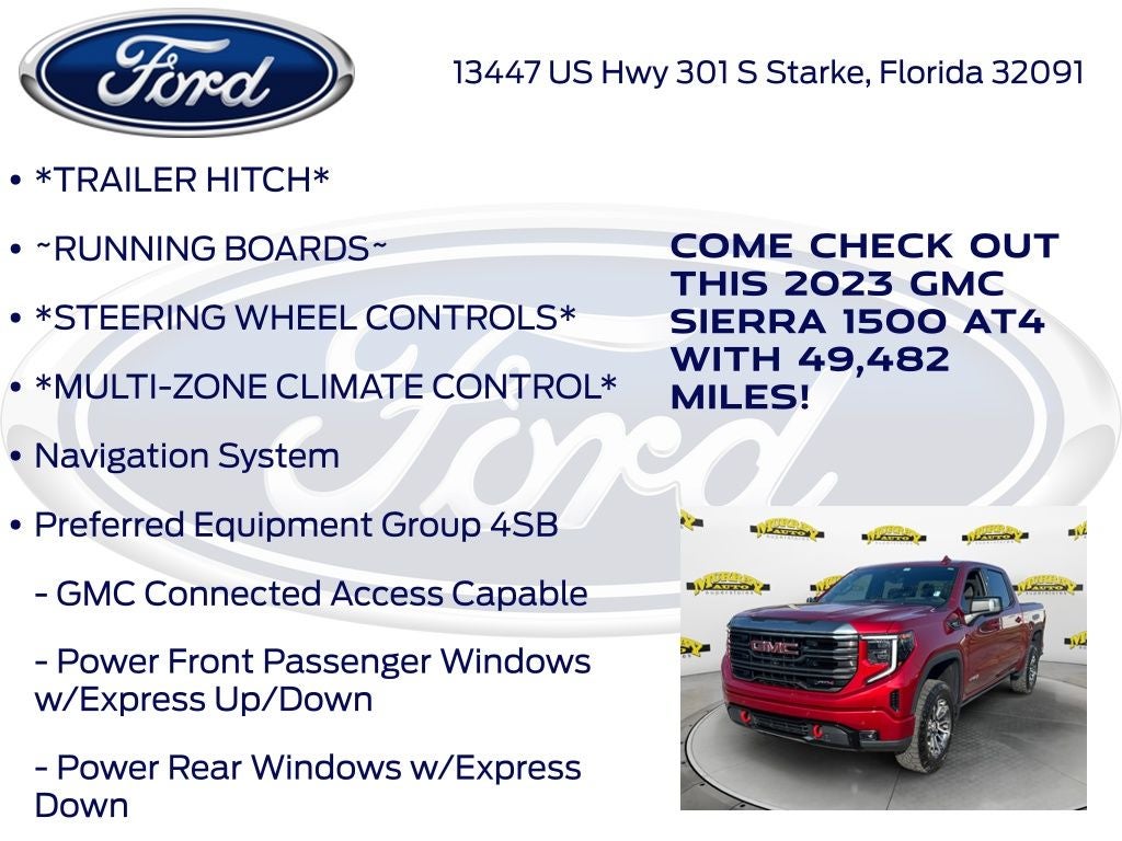 2023 GMC Sierra 1500 AT4