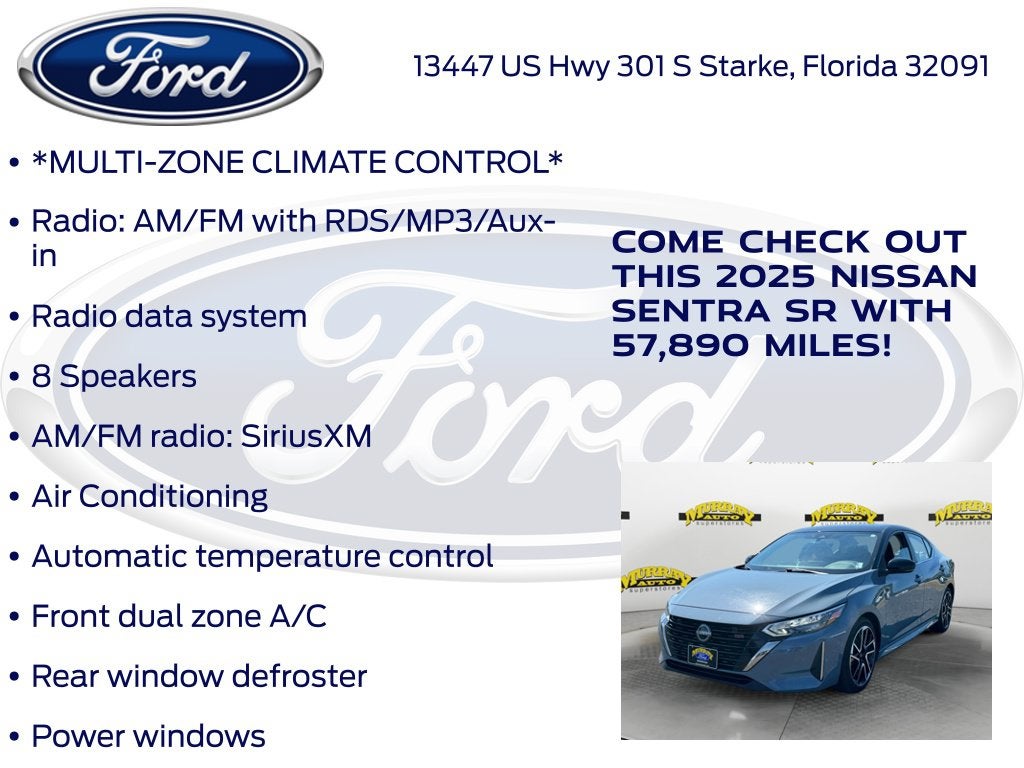 2025 Nissan Sentra SR