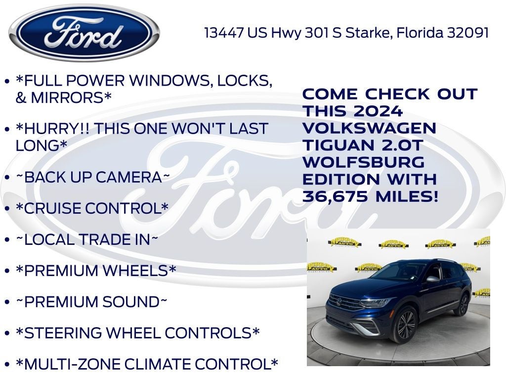 2024 Volkswagen Tiguan 2.0T SE