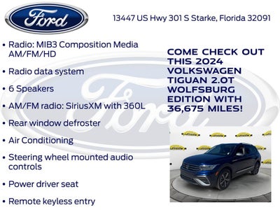 2024 Volkswagen Tiguan 2.0T SE