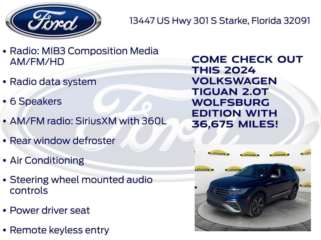 2024 Volkswagen Tiguan 2.0T SE