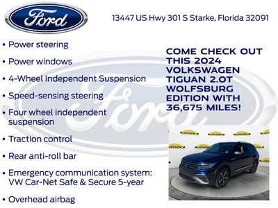 2024 Volkswagen Tiguan 2.0T SE