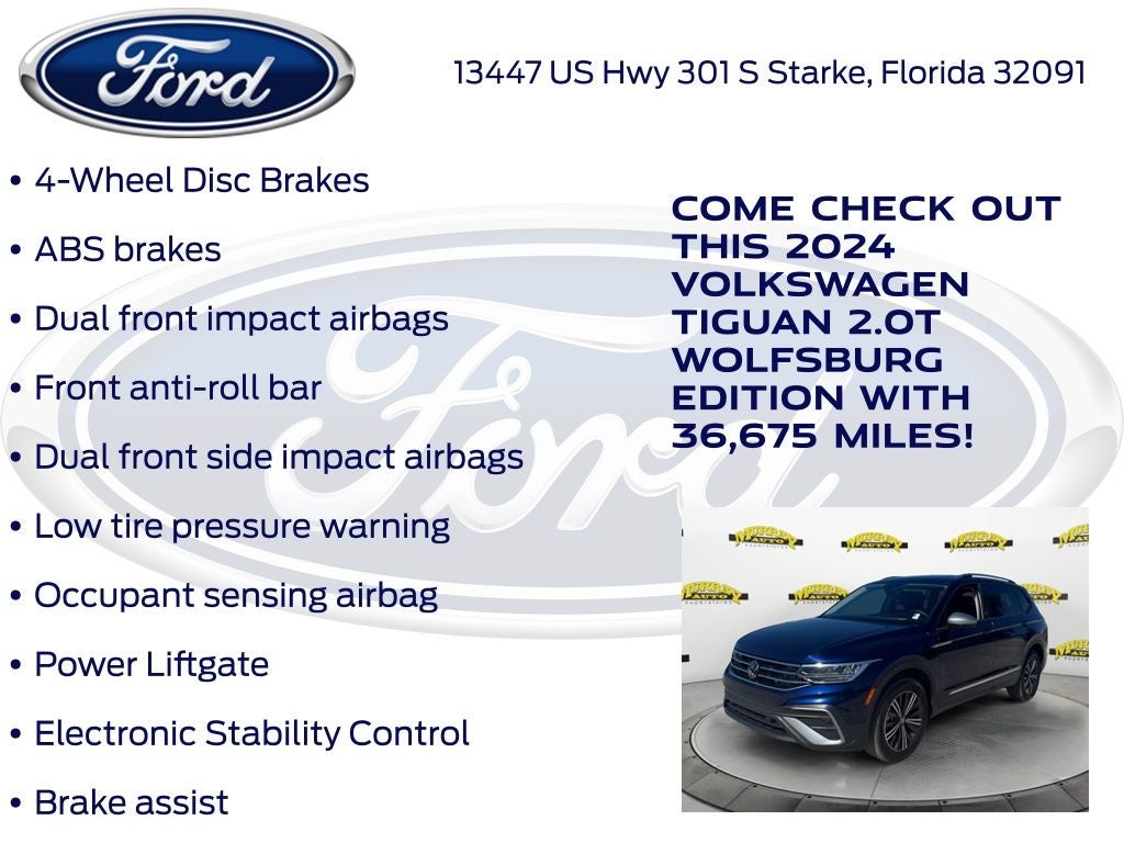 2024 Volkswagen Tiguan 2.0T SE