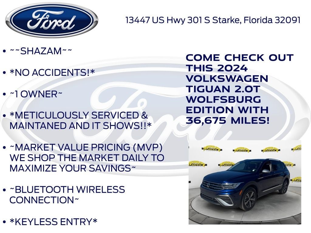 2024 Volkswagen Tiguan 2.0T SE