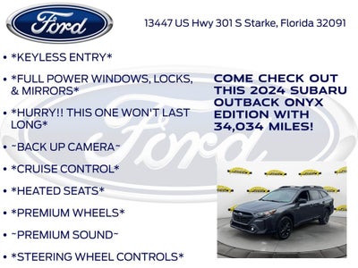 2024 Subaru Outback Onyx Edition