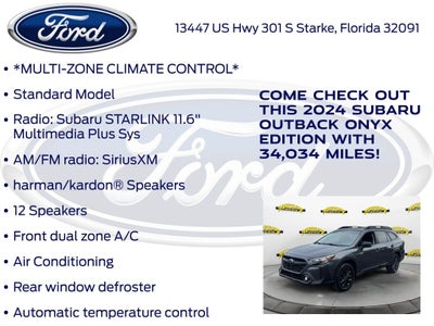 2024 Subaru Outback Onyx Edition