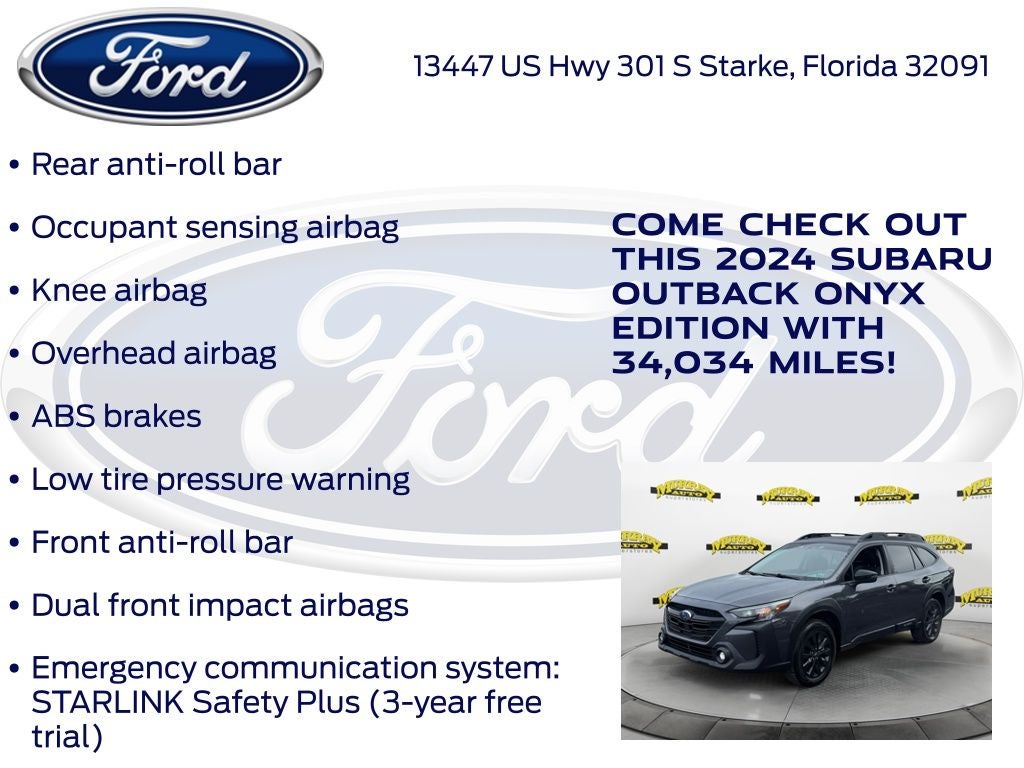 2024 Subaru Outback Onyx Edition