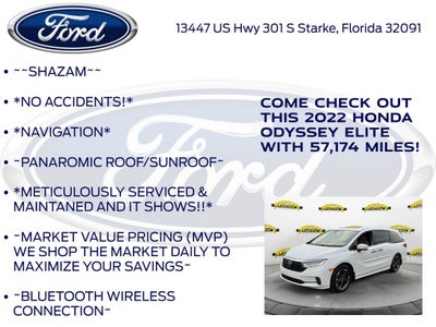 2022 Honda Odyssey Elite