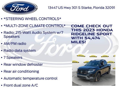 2023 Honda Ridgeline Sport -CERTIFIED-