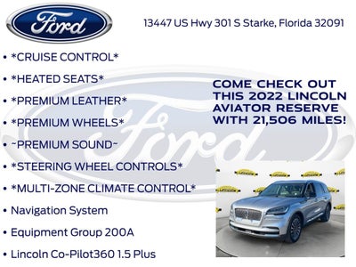 2022 Lincoln Aviator Reserve