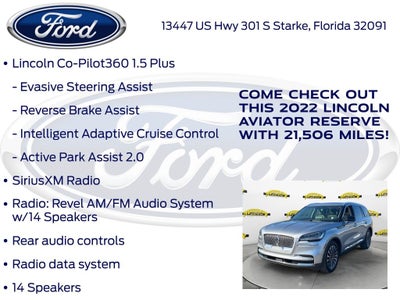 2022 Lincoln Aviator Reserve