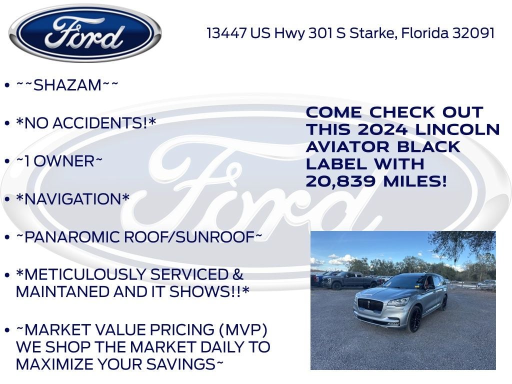 2024 Lincoln Aviator Black Label