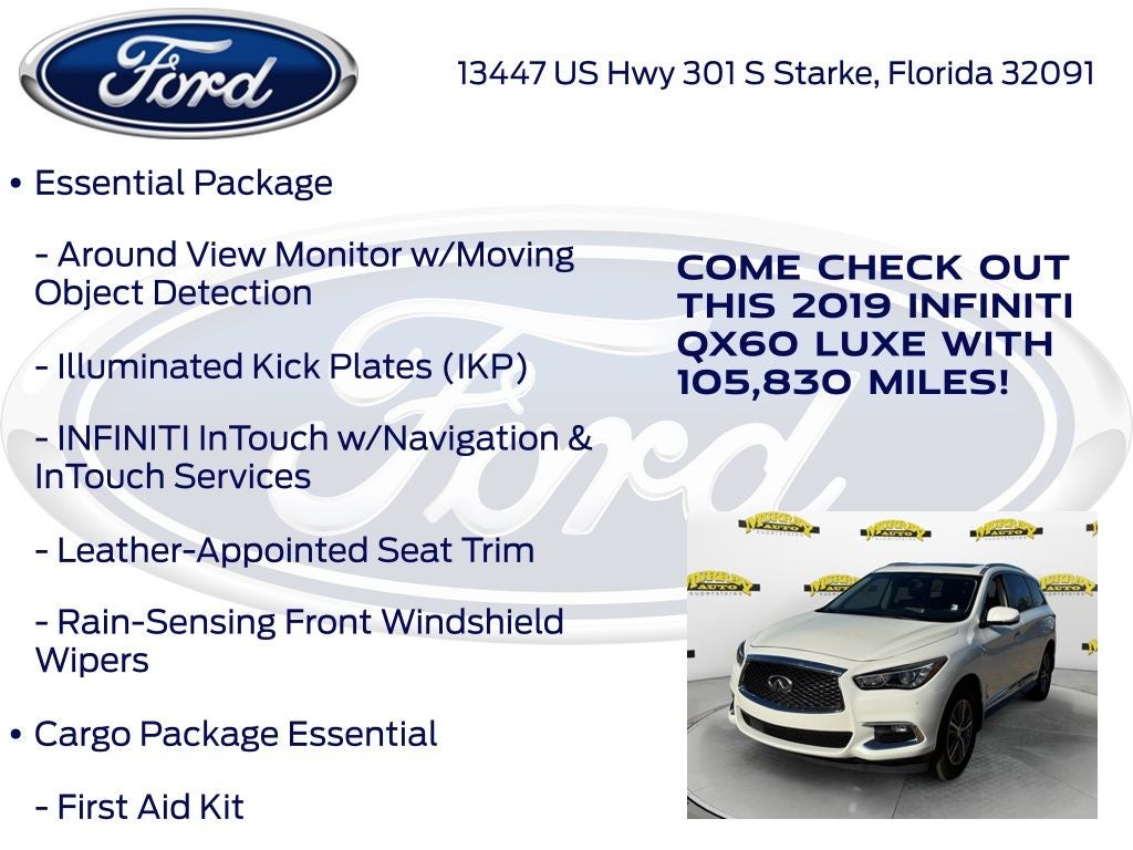 2019 INFINITI QX60 LUXE