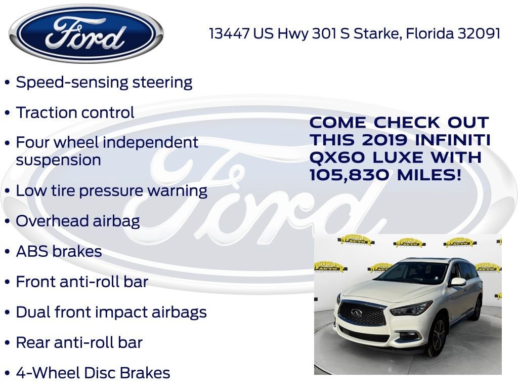 2019 INFINITI QX60 LUXE