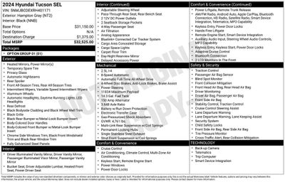 2024 Hyundai Tucson SEL -CERTIFIED-