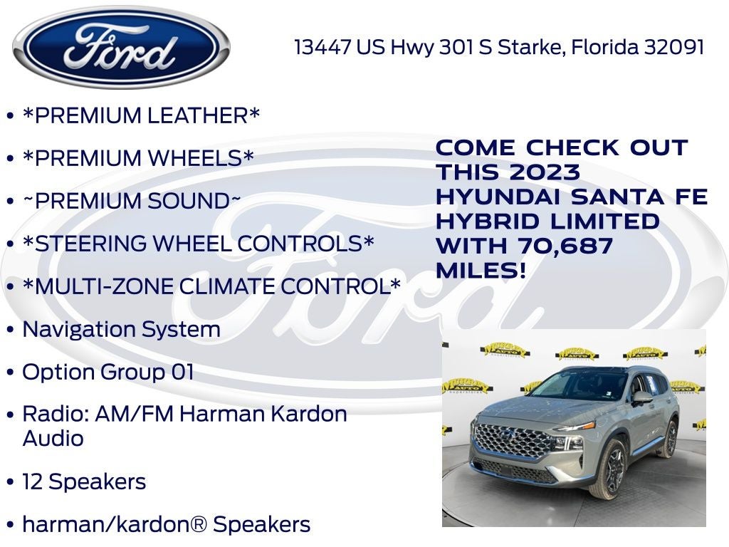 2023 Hyundai Santa Fe Hybrid Limited