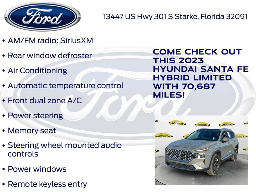 2023 Hyundai Santa Fe Hybrid Limited