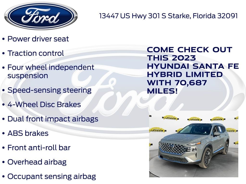 2023 Hyundai Santa Fe Hybrid Limited
