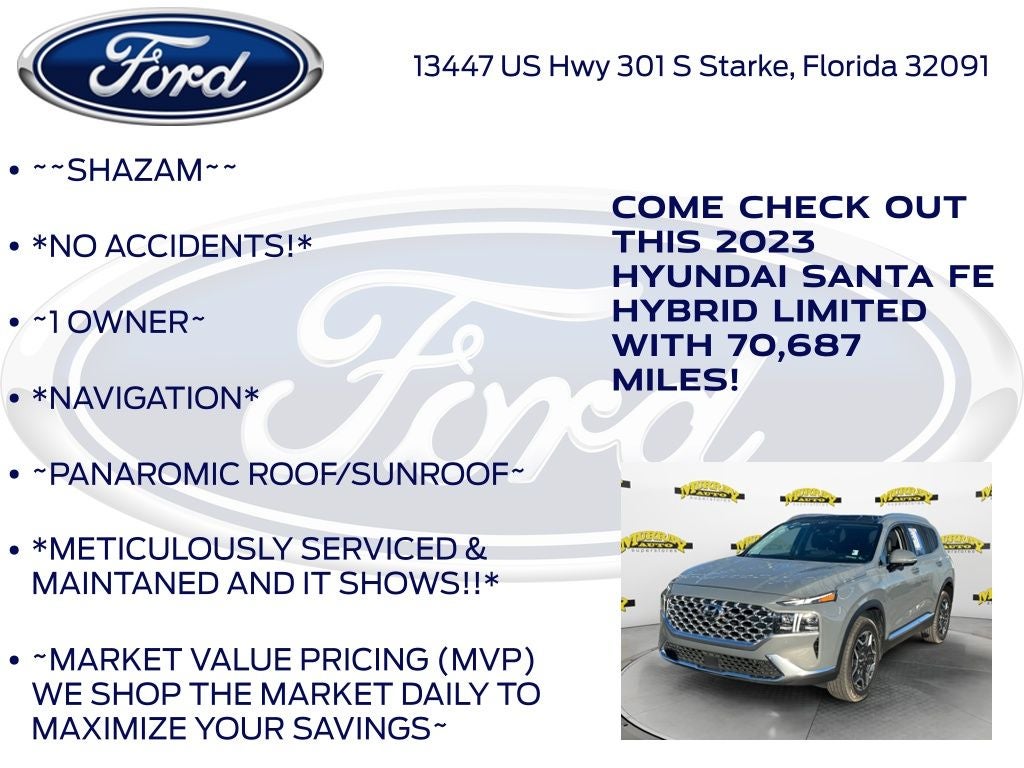 2023 Hyundai Santa Fe Hybrid Limited