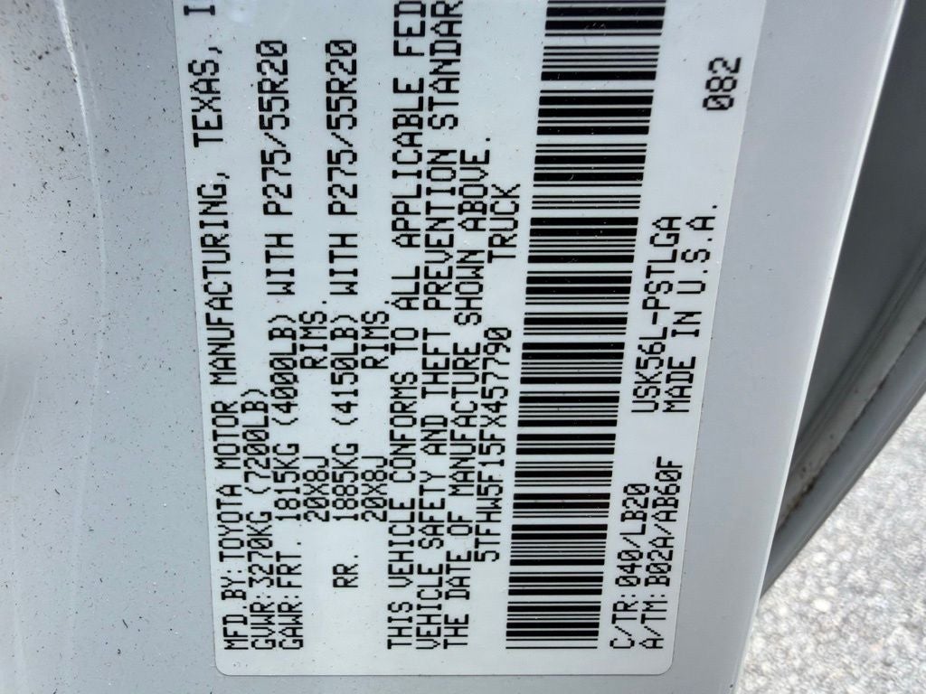 2015 Toyota Tundra Limited CrewMax