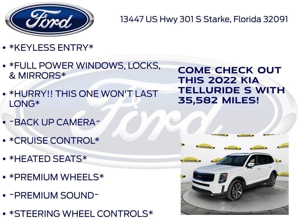2022 Kia Telluride S