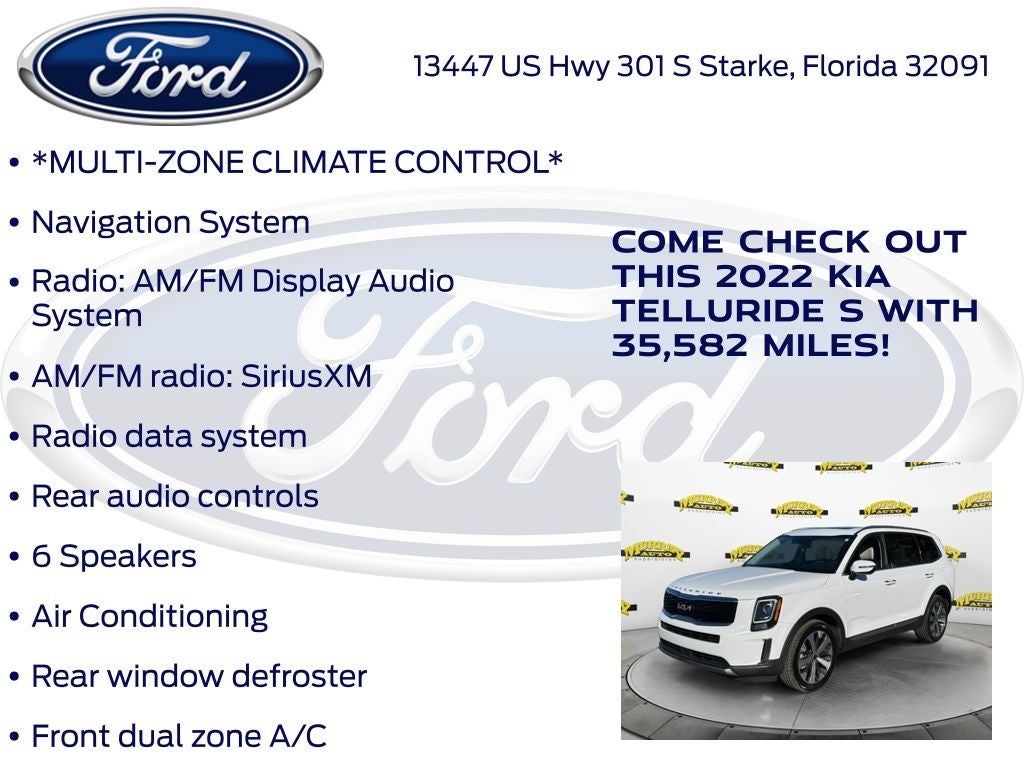 2022 Kia Telluride S