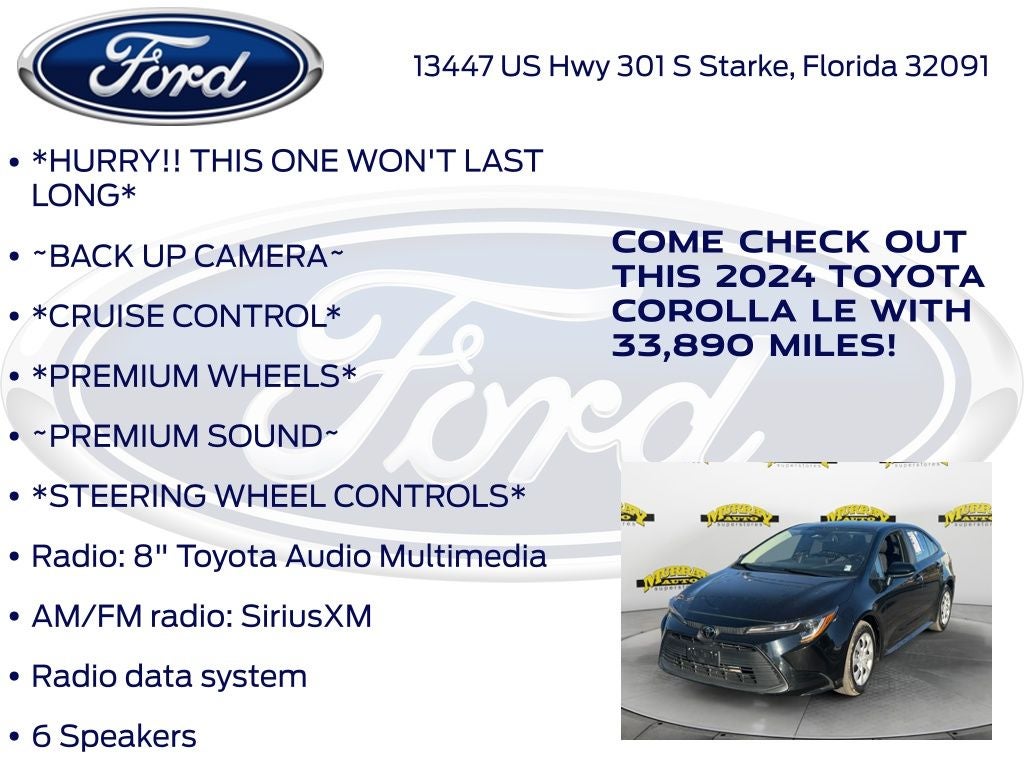 2024 Toyota Corolla LE