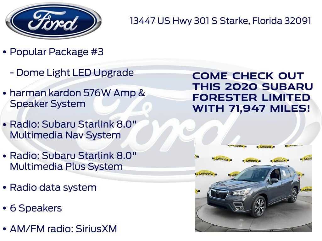 2020 Subaru Forester Limited