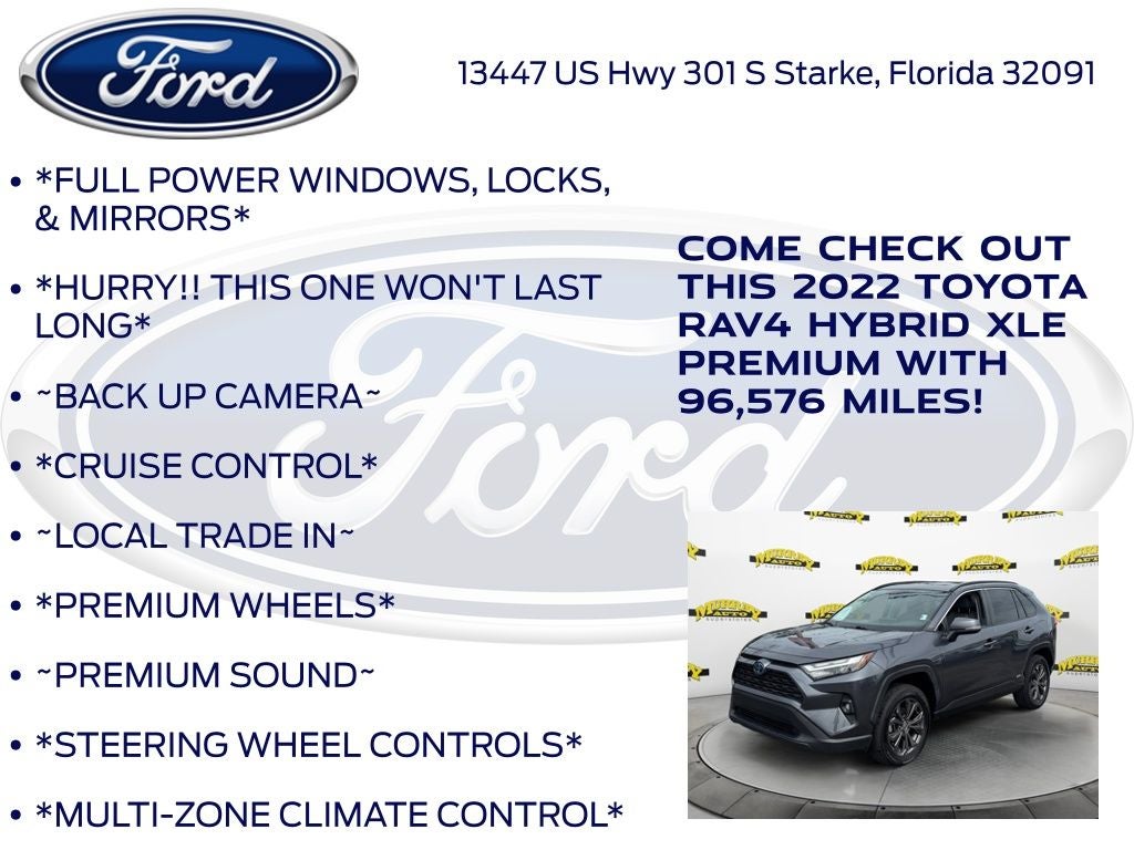 2022 Toyota RAV4 Hybrid XLE Premium