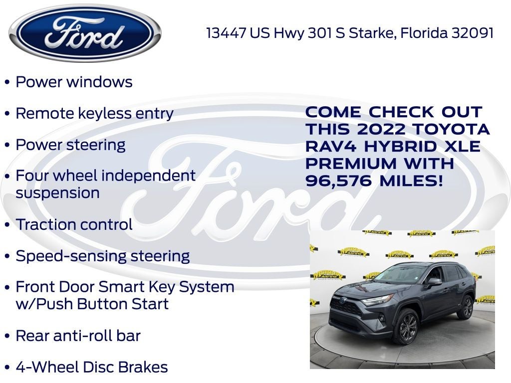 2022 Toyota RAV4 Hybrid XLE Premium