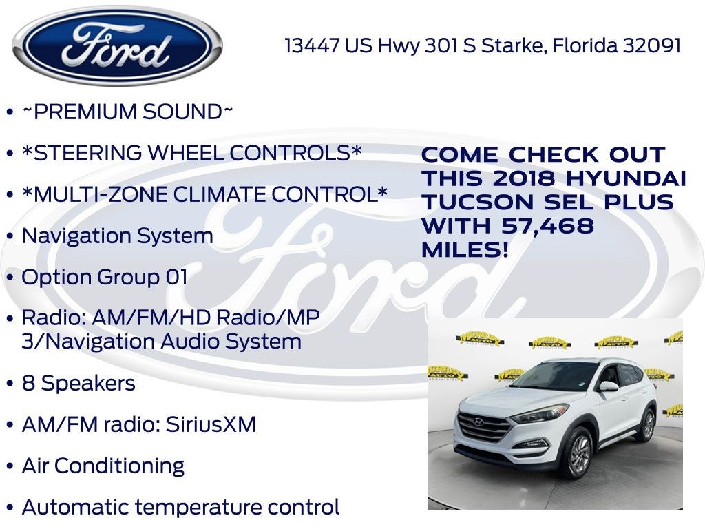 2018 Hyundai Tucson SEL Plus