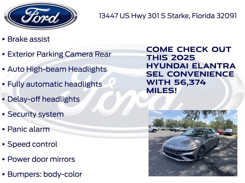 2025 Hyundai Elantra SEL Convenience