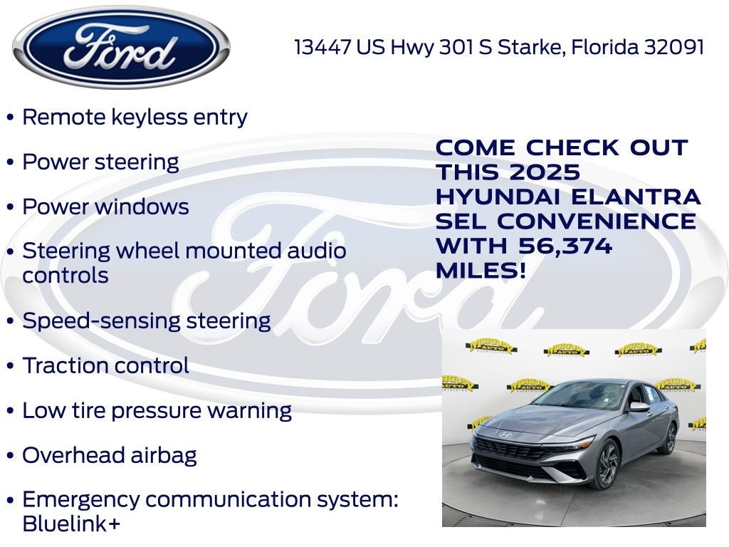 2025 Hyundai Elantra SEL Convenience