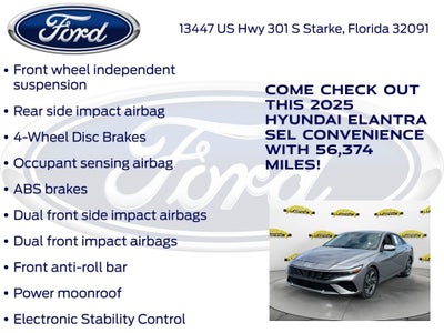 2025 Hyundai Elantra SEL Convenience