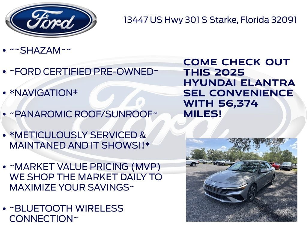 2025 Hyundai Elantra SEL Convenience