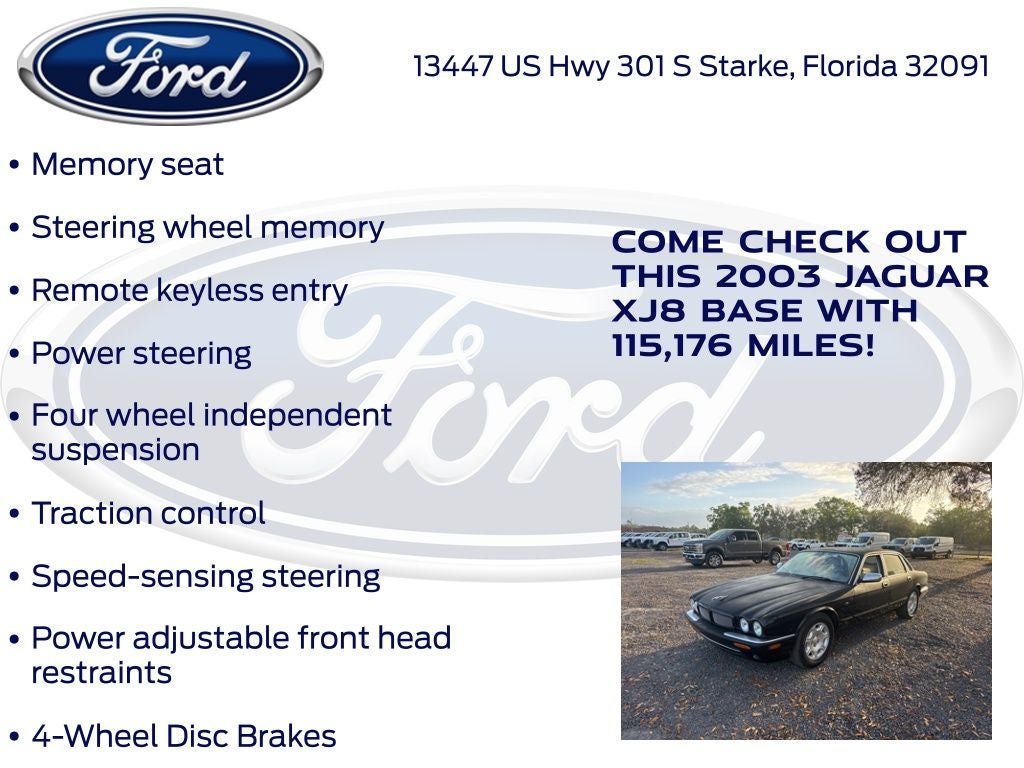 2003 Jaguar XJ8 Base