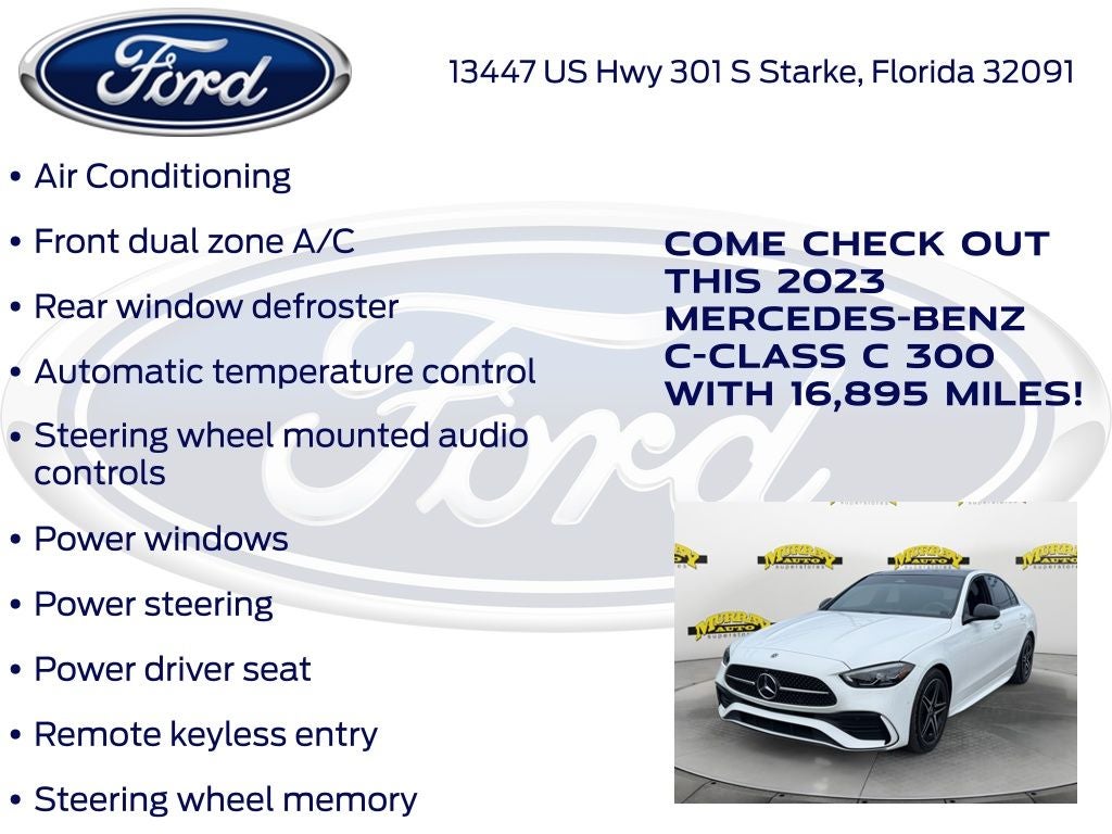 2023 Mercedes-Benz C-Class C 300 4MATIC®