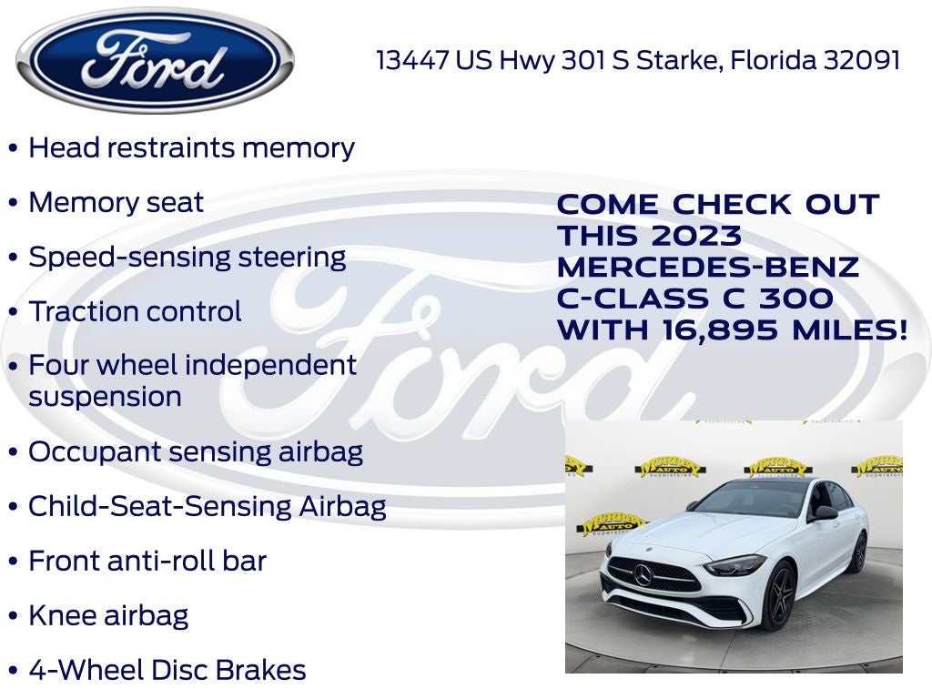 2023 Mercedes-Benz C-Class C 300 4MATIC®