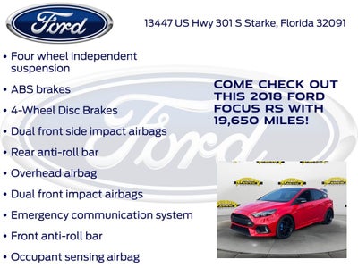 2018 Ford Focus RS