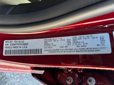 2026 RAM Ram 1500 RAM 1500 BIG HORN CREW CAB 4X4 5'7' BOX