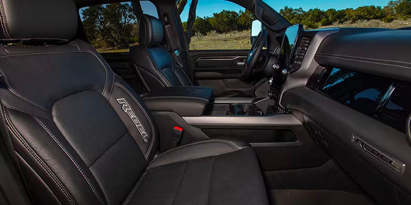 The interior of the 2025 Ram 1500 in Starke, FL