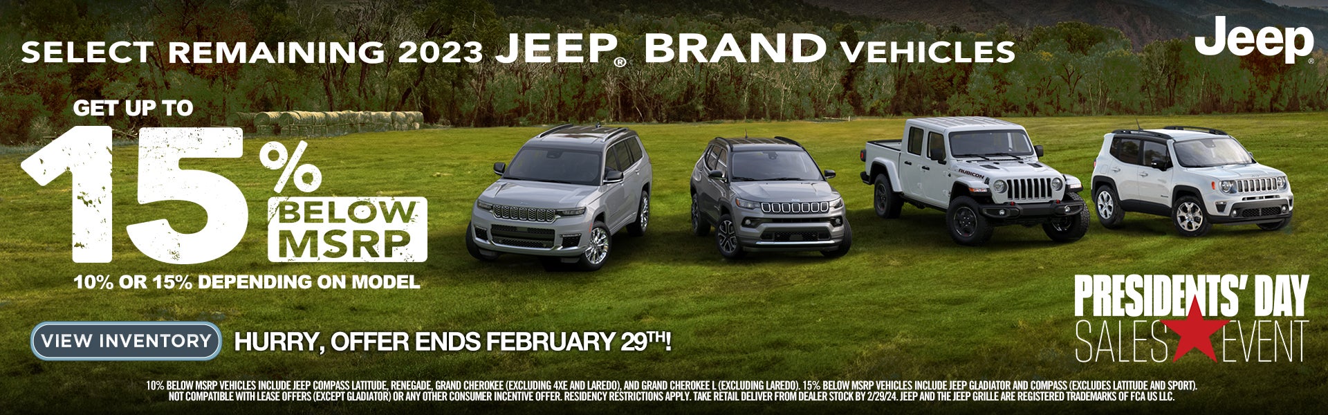 2023 Jeep Brand Vehicles